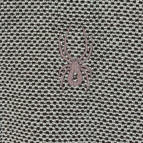 Mens Spyder Quarter Zip Hooded Jacket - Picture 4 of 13